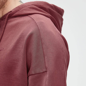 Wholesale 100% Cotton <b>Fleece</b> Hoodie Long Sleeve Pullover Outdoor <b>Sweatshirt</b> with Plain Print for Winter - Product Image 5