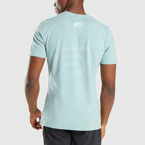 เสื้อยืดผ้าคอตตอนผสมโพลีเอสเตอร์เสื้อยืดพิมพ์ลายแห้งเร็วผลิตจากโรงงาน - Product Image 6