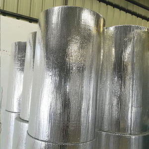 Paquete de 4 hojas térmicas reflectantes de doble burbuja de 20mm, envoltura de barrera radiante de grado comercial, materiales de aislamiento térmico modernos - Product Image 5