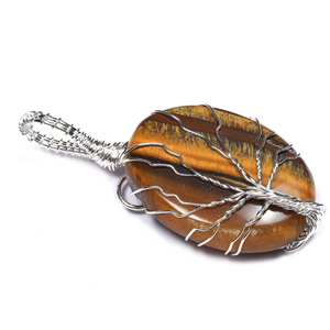 Best Deal <b>Crystal</b> Rhinestone Three Stone Religious <b>Tree</b> Life Pendant | Purchase Unisex <b>Crystal</b> Rhinestone Three Stone Pendant - Product Image 1