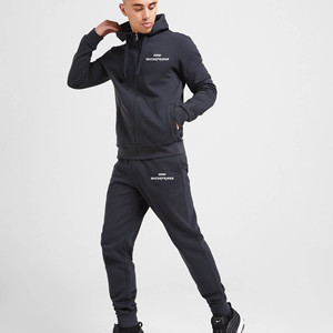 Custom Private Label Unisex Tracksuits Set Cotton Casual Wear Hoodie Full Length Pants Two Piece Tracksuit - Product Image 1