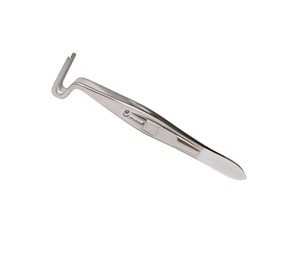 Pinze per Ptosi Palpebrale Berke con Punta Curva e Lame Diritte Longitudinali Seghettate - Product Image 6