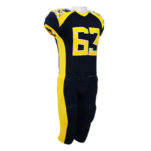 Maillot de football en sergé réversible américain 2020 et pantalon avec coussinets - Product Image 5