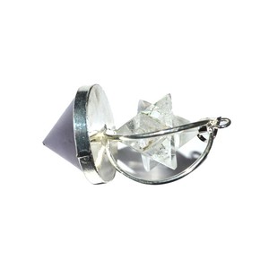 Best Value of Amethyst Cone and Merkaba Star Pendant : Amethyst Cone and Merkaba Star Pendant for Sale - Product Image 1
