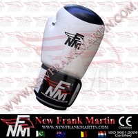 Gants de boxe personnalisés NFM pour enfants et adultes, Muay Thai, Kickboxing, entraînement physique, MMA, sparring, cuir synthétique/cuir de vache