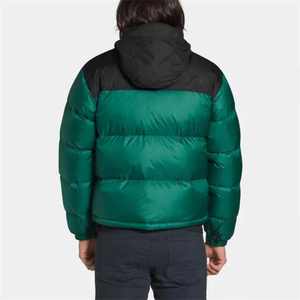 Chaqueta con capucha para hombre, Parka informal a prueba de viento, abrigo de burbujas, cortavientos, ropa para invierno - Product Image 3