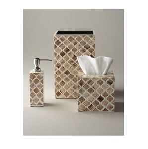 Boîte de mouchoirs de haute qualité, incrustation d'os, boîte de mouchoirs faite à la main, tendance, nouveau Design, conteneurs de rangement - Product Image 5