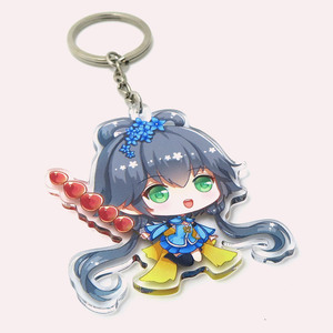 Porte-clés breloques en acrylique découpé au laser mignon Anime imprimé personnalisé - Product Image 6