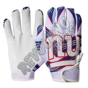 Gants de football américain en silicone imprimés sur le dos Sticky Palm Vente directe d'usine Vente en gros Fabricant Fournisseur Pakistan - Product Image 2