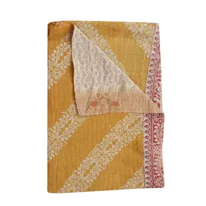 Édredon Tribal indien Vintage, motif Floral, nouvelle collection