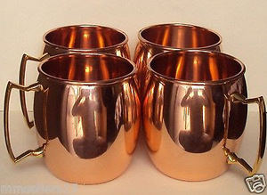 Eco-Friendly 500ml Moscow Mule Hammered Copper Tumbler with Brass Handle Latest Design Metal Tableware for <b>Tea</b> - Product Image 4