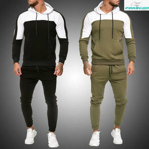 Sweat à capuche ample en coton pour homme, survêtement polaire à fermeture éclair épaisse, vêtements de Sport masculins, collection printemps et automne 2020 - Product Image 2