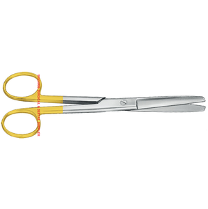 Ciseaux chirurgicaux standard émoussés/émoussés 14cm T.C Fabricant et exportateur d'instruments en acier inoxydable - Product Image 3