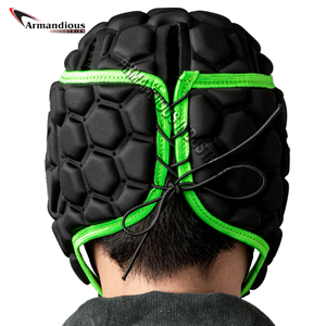 Casco de rugby de carcasa blanda con diseño personalizado, casco deportivo de seguridad con diseño de logotipo facial - Product Image 5