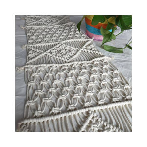 Meilleure qualité fourniture en vrac nouveau Design chemin de Table décoratif en coton macramé pour la décoration de la maison - Product Image 1