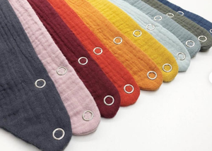 Bavoirs imperméables en coton pour bébés, nouveau Design, vente en gros - Product Image 3