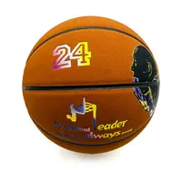 Tamanho personalizável 7 impressão padrão de bola de basquete interior