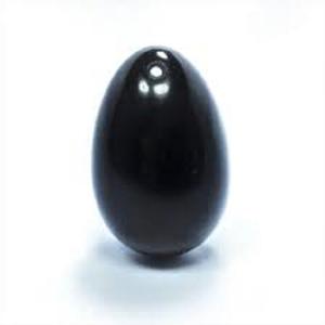 Huevos de obsidiana negra al por mayor huevos pulidos naturales de ágata huevos Yoni comprar de Navazish - Product Image 1