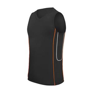 Camisetas reversibles negras de baloncesto con diseño personalizado al por mayor-Uniformes de uniforme de baloncesto - Product Image 2