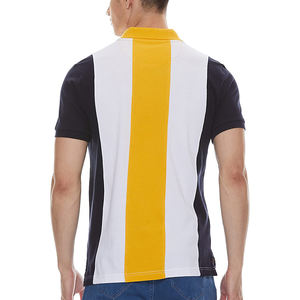 OEM Service Custom High Quality Navy French Terry <b>Towelling</b> Polo Shirt For Man - Product Image 2