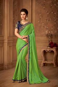 Sarouel en tissu pur et brodé, blouse de travail, style bollywear, nouvelle collection - Product Image 3