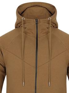 Survêtement d'hiver unisexe en nylon/coton de haute qualité couleurs personnalisées conçues vêtements de sport fermeture à glissière épaisse polaire longue jambe - Product Image 3