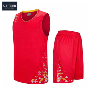 Uniformes de basket-ball respirants à séchage rapide de haute qualité, conception de grande taille personnalisée OEM, vêtements de basket-ball à sublimation en usine - Product Image 1