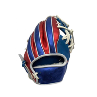 Guante de entrenamiento de béisbol de Softball para jóvenes, guante de piel sintética profesional con logotipo de diseño personalizado, OEM, la mejor calidad