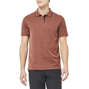 เสื้อโปโลสีน้ำตาลสำหรับผู้ชาย/เด็กชาย ผลิตตามสั่ง OEM รุ่นใหม่ล่าสุด ผ้าฝ้ายปิเก้ 100% คุณภาพสูง ตามความต้องการของลูกค้า - Product Image 2