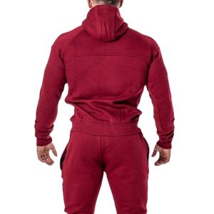 Hot Sale custom logo full zip Breathable Men Fitted Gym Training Tracksuit - Product Image 2