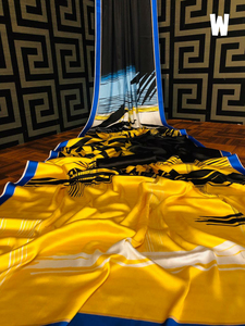 Indien Katan Saree dernier concepteur fête porter mariage dames femmes porter Georgette soie broderie travail Sari avec Blouse ethnique - Product Image 3