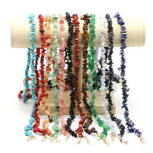 Vente d'usine Collier ras <span class=keywords><strong>de</strong></span> <span class=keywords><strong>cou</strong></span> en perles <span class=keywords><strong>de</strong></span> gravier brut naturel <span class=keywords><strong>de</strong></span> style bohème personnalisé, cristal d'agate <span class=keywords><strong>de</strong></span> guérison, bijoux d'été pour femmes - Product Image 5