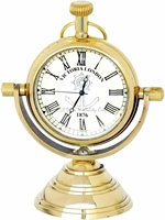 Gamme étendue Vintage Life Inc. Vintage laiton bureau Style trophée horloge de bureau meilleure collection décor de bureau table top cadeau de noël