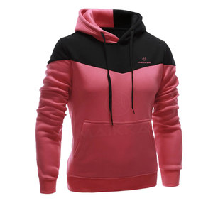 Sudaderas con Capucha para Hombre, Nuevo Diseño, Duraderas, Ecológicas, Transpirables, para Invierno, Diseño Sólido, Teñido Liso, Algodón/Poliéster - Product Image 3