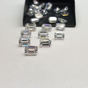 Melee HPHT Diamond I Purity 0.40 to 0.49 Carat GHI Color CVD Polished Loose White Fancy Emerald Shape Diamond - Product Image 1