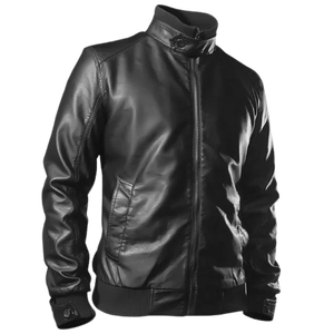 Vestes en cuir de haute qualité avec capuche, meilleur design, veste en cuir de qualité supérieure, veste en cuir tendance pour hommes - Product Image 4