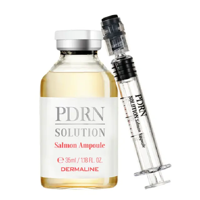 Ampoule de luxe PDRN 10000ppm premium fabriquée en Corée du Sud Ingrédients panthénol pour renforcer le tissu cutané et la barrière