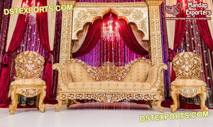 Conjunto de sofás de estilo francés para boda, conjunto de sofás de estilo inglés, para escenario, recién diseñado - Product Image 6