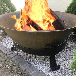 Brasero carré rustique en fer pour fêtes en plein air dans le jardin, brasero rond en métal avec fabricant indien au prix de gros - Product Image 6