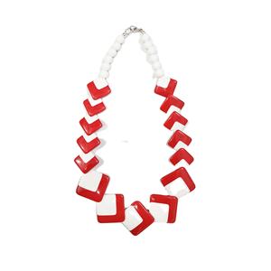 Collier bijoux de mode collier en résine artisanal au look tendance avec un look attrayant pour les femmes et les filles - Product Image 1