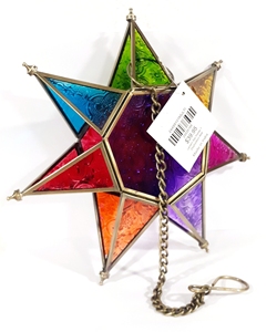 Bougeoir décoratif de haute qualité lanterne métal et verre en prix de gros pour la décoration et Noël - Product Image 1