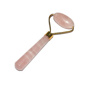 Offre en gros de rouleau de massage d'agate de quartz rose | point de massage d'obélisque | baguette de massage curative - Product Image 1