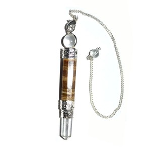 3ชิ้นหิน aragonite ลูกตุ้ม: หิน aragonite ลูกตุ้มคริสตัล3ชิ้น - Product Image 1