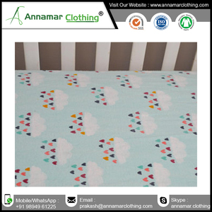 100% Organic Cotton Healthy Baby Fitted Crib Sheet - Product Image 3