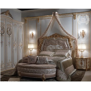 Meubles de chambre à coucher de Style moderne, meubles fait à la main avec finition argentée, meubles de chambre à coucher de Style européen et français - Product Image 1