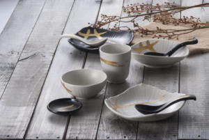 ShunTa-<span class=keywords><strong>cuchara</strong></span> de melamina de plástico negro para sopa, cucharón mate japonés de mango largo, Superware <span class=keywords><strong>Ramen</strong></span>, gran oferta - Product Image 4