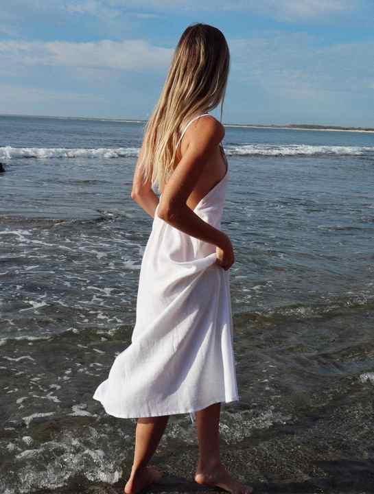 Shop Our Pretty Charming White Linen Maxi Dress for Summer Shop Our Pretty Charming White Linen Maxi Dress for Summer