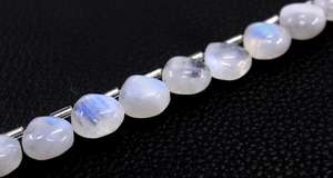 16ชิ้นรุ้งธรรมชาติมูนสโตนเรียบรูปหัวใจลูกปัด2019ขายส่งผู้ผลิตของแท้ที่มีคุณภาพสูง - Product Image 5