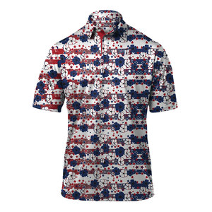 Best quality polyester polo blank embroidered men's golf polo t-shirt with custom logo and Design - Product Image 3