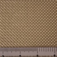 Tissu taffetas en fibre de Vectran 100% laminé TPU, style uni, léger, résistant aux coupures, jaune, pour doublure et revêtement d'hydravions